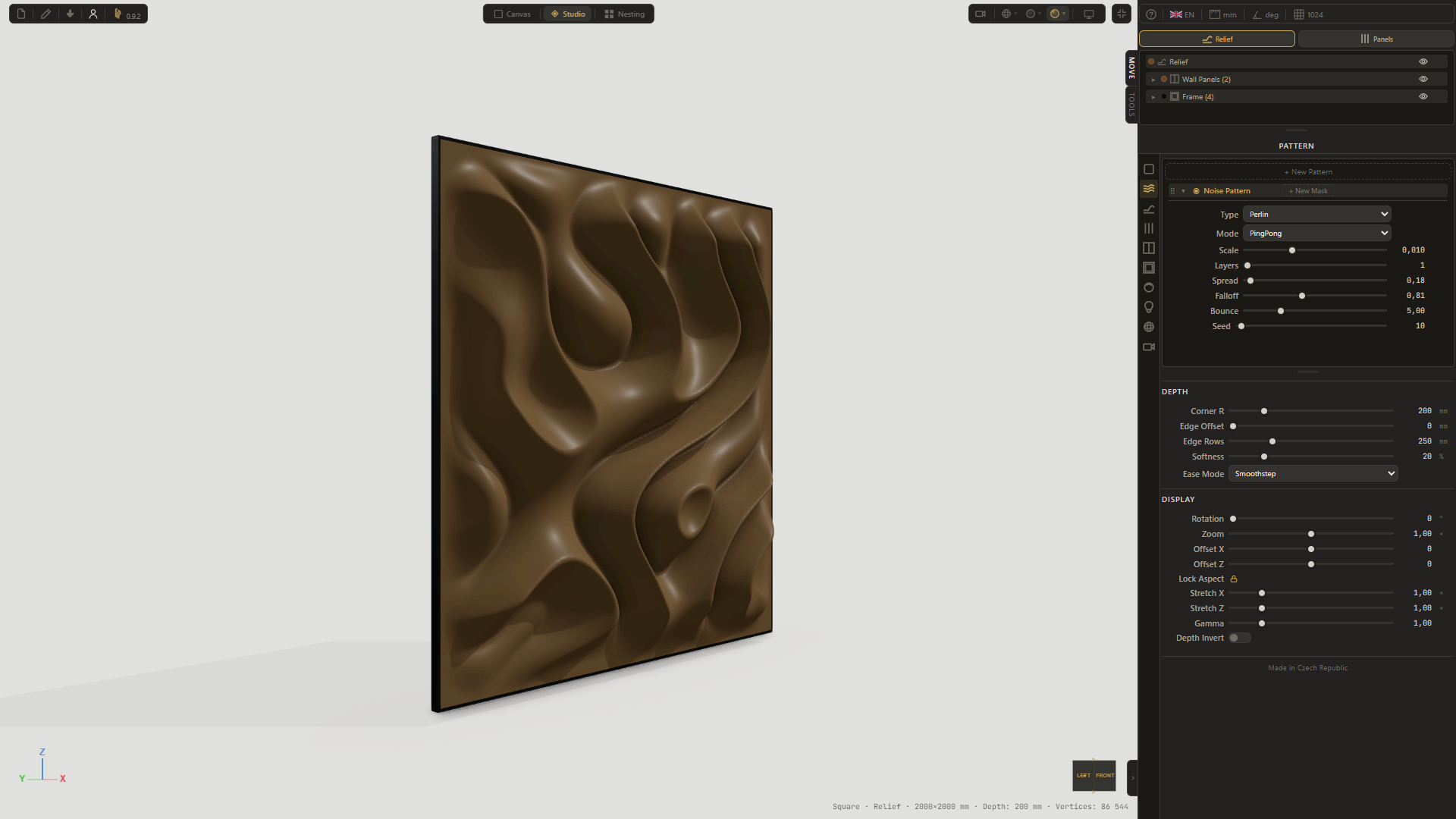 Panelario — parametric wall panel designer